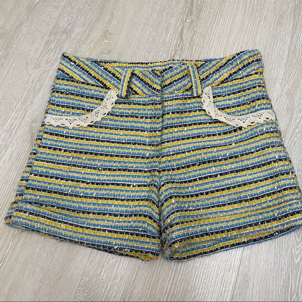 Florence Fancy Girls Tweed Filipa Shorts Size 8